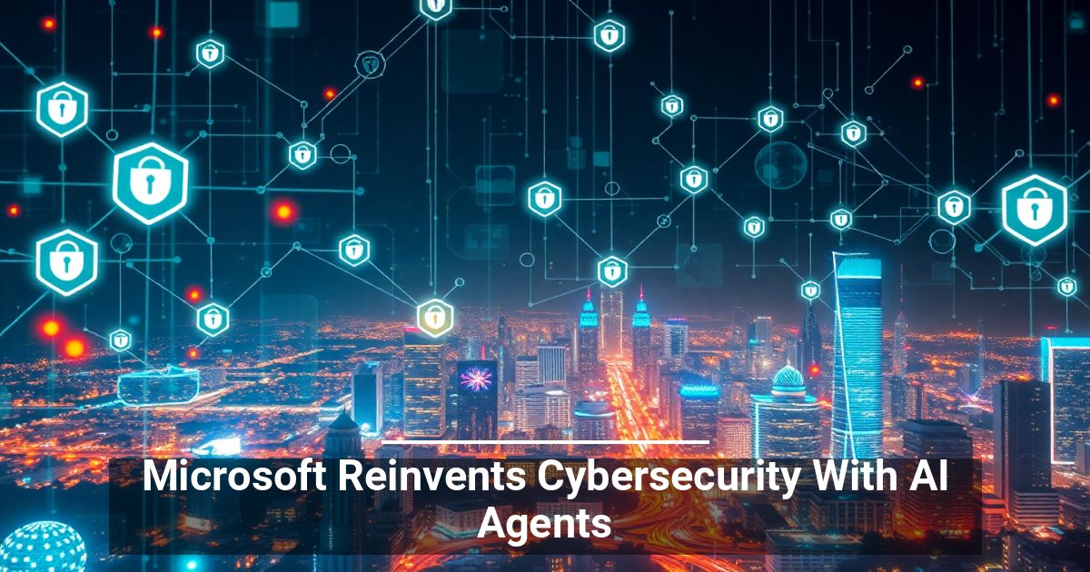 Microsoft Reinvents Cybersecurity With AI Agents